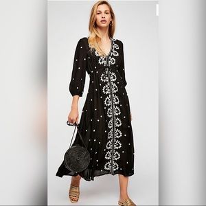 Free People Dresses - Free People Fable Midi Dress sz Xs Free People Dresses - Free People Fable Midi Dress sz Xs